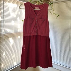 Saturday Sunday dress burgundy